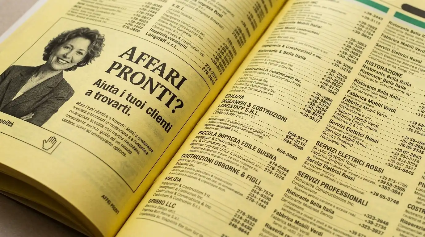 Che fine hanno fatto le Pagine Gialle? Come evitare il "silenzio digitale" e far rinascere la tua attività sul web